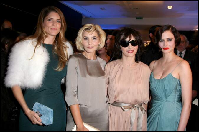 Alice Taglioni, Clotilde Courau, Juliette Binoche et Eva Green très chic à l'inauguration de la boutique Montblanc à Paris.