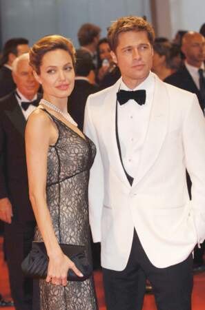Angelina Jolie et Brad Pitt à la 64e Mostra de Venise en septembre 2007