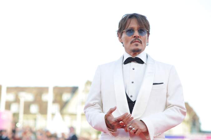 Johnny Depp à Deauville, le 8 septembre 2019.