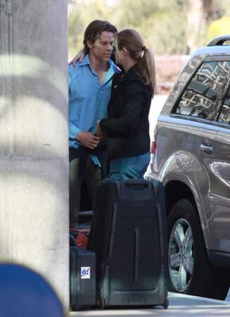 Julia Roberts et son mari Danny Moder à Los Angeles en 2008