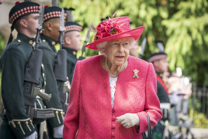Arrivée royale de Sa Majesté le 9 août 2021, à Balmoral, en Écosse