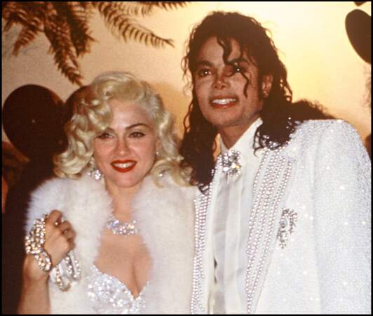 Madonna et Michael Jackson en 1991