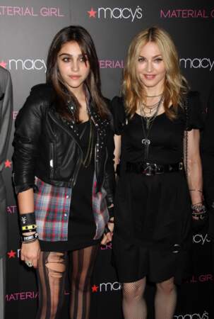 Madonna et sa fille Lourdes à New York en 2010