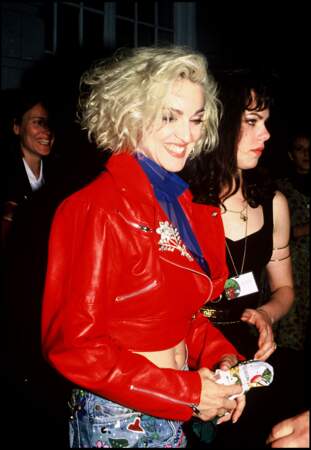 Madonna en 1989 lors du concert "Don't Brugle the jungle" 