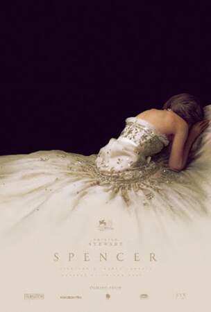 L' affiche événement du film Spencer qui retrace un moment de vie de la princesse Diana incarnée par Kristen Stewart. 