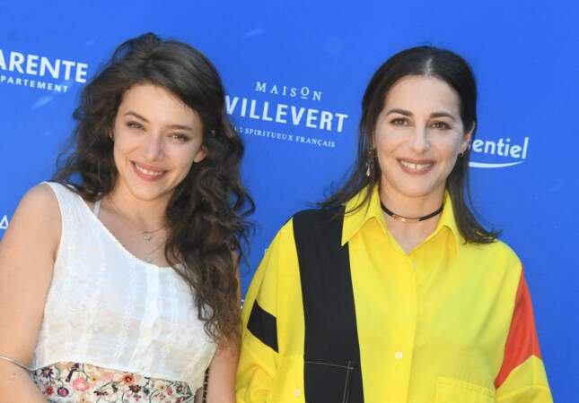 Zoé Adjani et Amira Casar, les deux actrices du film "Cigare au miel" réunie ce 26 août 