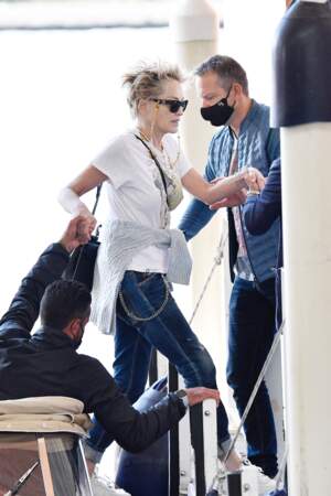 Sharon Stone est venue à Venise pour la nouvelle campagne de publicité Dolce & Gabban