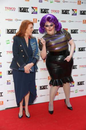 Sarah Ferguson est apparue en pleine forme aux British LGBT Awards, à Londres. 