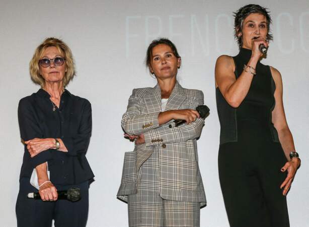 Miou-Miou, Virginie Ledoyen et Clotilde Hesme à l'avant première du film "Nona et ses filles" lors du Festival Series Mania à Lille le 30 aout 2021. 