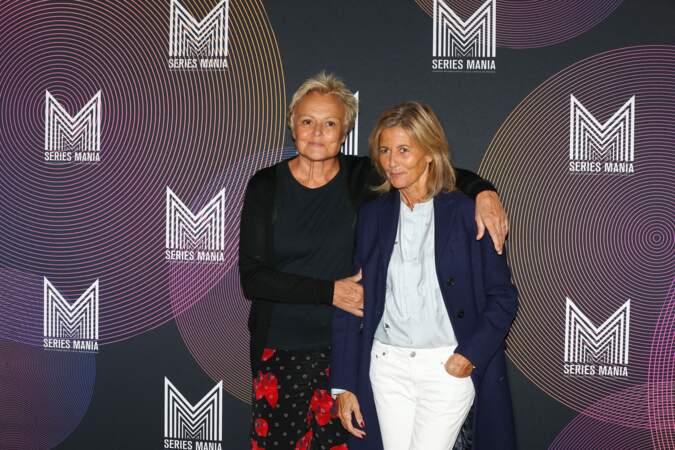 Claire Chazal et Muriel Robin invitées d'honneur au Festival Series Mania, le 30 août 2021 à Lille 