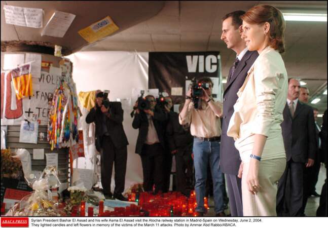 Bashar Al Assad et Asma Al Assad à Madrid 