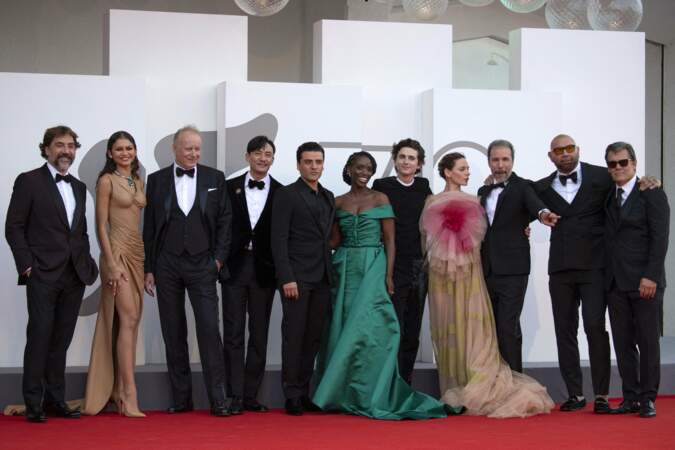 Car le voyage vénitien était avant tout professionnel : Javier Bardem est à l'affiche du film Dune.