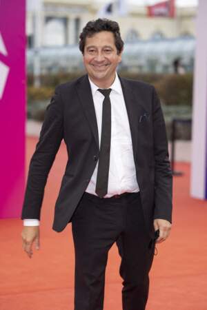 Laurent Gerra est apparu tout sourire lors du Festival du Cinéma Américain de Deauville le 10 septembre 2021.