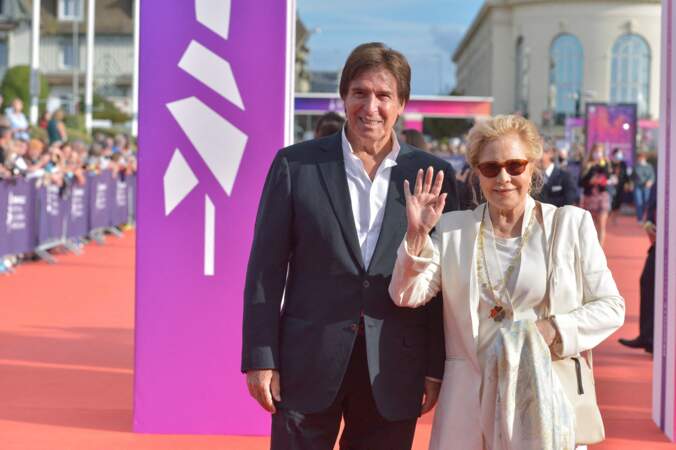 Sylvie Vartan et Tony Scotti étaient présents à la cérémonie de clôture du 47e Festival de Deauville.