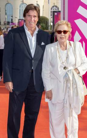 Sylvie Vartan et Tony Scotti au 47e Festival de Deauville, le 11 septembre 2021. 