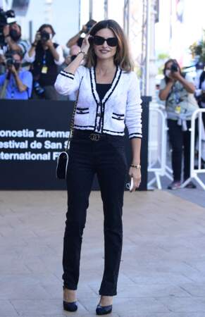 Penélope Cruz chic et sobre pour sa venue au 69ème Festival international du film de San Sebastian