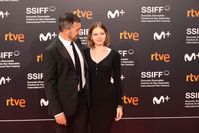 Antonio Banderas n'avait d'yeux que pour sa fille lors de la soirée d'ouverture du 69ème Festival international du film de San Sebastian.
