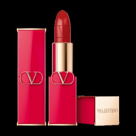 Rouge à Lèvres Rosso Valentino, Valentino Beauty, 49€ et 29€ la recharge. 