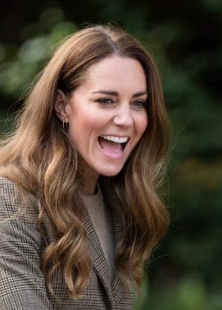Kate Middleton arbore les cheveux plus longs que jamais le 21 septembre 2021.