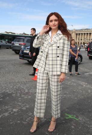Olivia Cooke au défilé Dior printemps/été 2022
