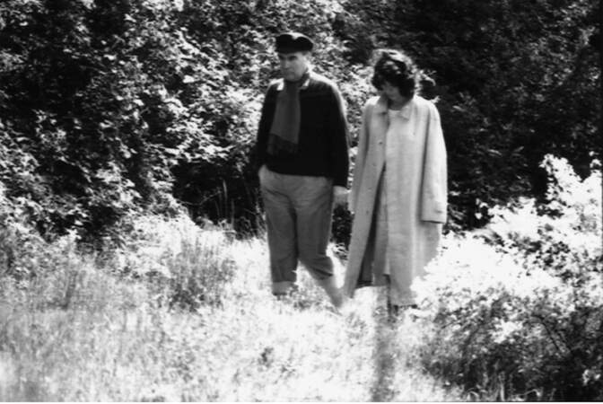 Francois Mitterrand et sa maitresse Anne Pingeot