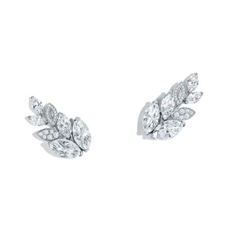 Boucles d'oreille en platine et diamants Tiffany & Co