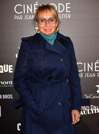 La fille d'Agès Varda, Rosalie Varda, lors du vernissage de l'expo Cinémode Jean Paul Gaultier