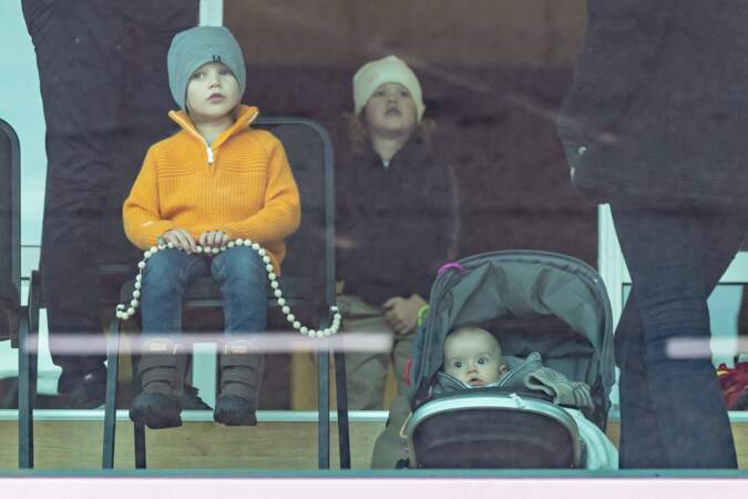Les trois fils de Carl Philip et Sofia de Suède : les princes Alexander, 5 ans, Gabriel, 4 ans, et Julian, 6 mois.