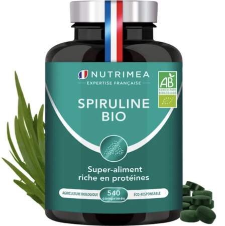 Spiruline Bio (540 comprimés, 6 mois de cure); Nutrimea; 24,90€ sur nutrimea.com