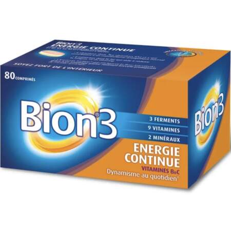 Vitamines contre la fatigue (60 comprimés) Bion®3 Vitalité; 15€ en pharmacies et parapharmacies
