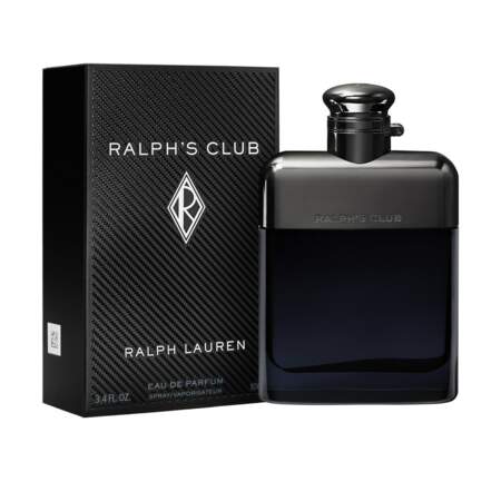 Ralph’s Club, Eau de Parfum 100 ml, Ralph Lauren, 104 €, en exclusivité chez Nocibé et nocibe.fr