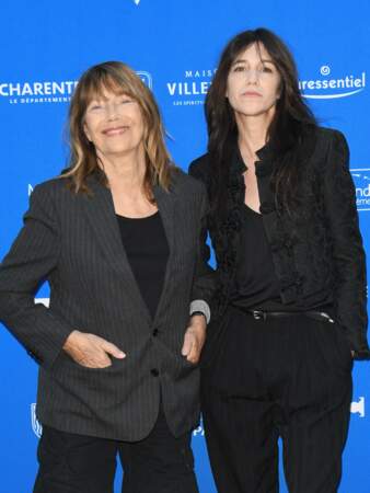 Jane Birkin et sa fille Charlotte Gainsbourg, le 27 août 2021