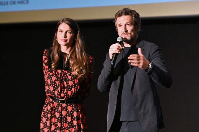 Guillaume Canet et Laetitia Casta à l'avant première du film "Lui" au Festival Cinéroman à Nice, le 23 octobre 2021. 