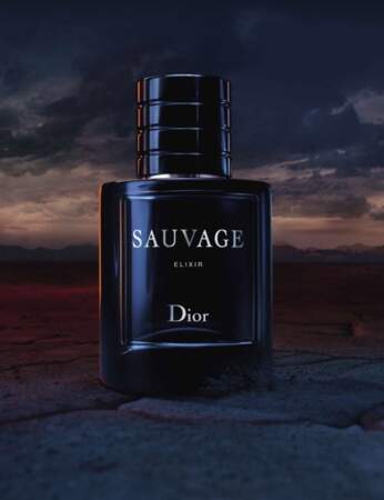 Sauvage Elixir, Dior, 60 ml, 140 €, en parfumeries et grands magasins. 