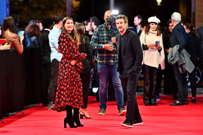 Guillaume Canet et Laetitia Casta présentent le film "Lui" lors de la quatrième soirée de la 3ème édition du Festival Cinéroman à Nice, le 23 octobre 2021. 