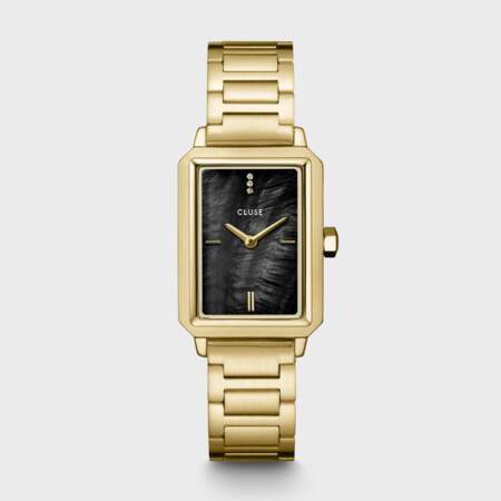 La montre Fluette Gold Colour de Cluse en collaboration avec Iris Mittenaere