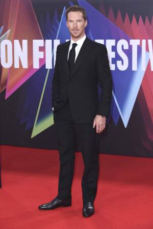 Benedict Cumberbatch à la première du film "The power of the dog" lors du 65ème festival du film de Londres, en Angleterre, le 11 octobre 2021.