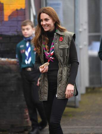 Kate Middleton était dans son élément puisqu'elle a été scout durant son enfance.