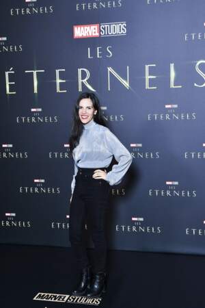 Charlotte Hervieux à l'avant première du film Marvel "Les Eternels" au Grand Rex à Paris le 2 novembre 2021