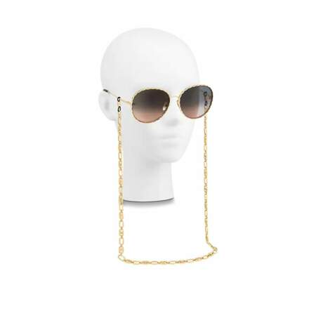 Chaîne pour lunettes de soleil Louis Vuitton, 450€