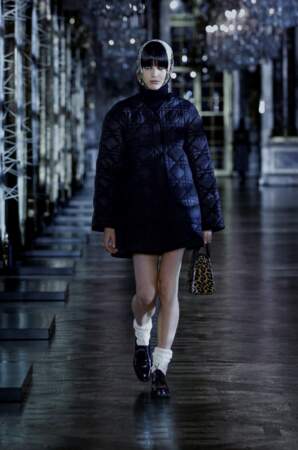 Les chaussettes, omniprésentes chez Dior pour son défilé automne-hiver 2021-22. 