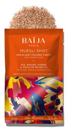 Exfoliant Corps Muesli Shot, Baïja, 6€, sephora.fr