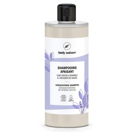 Shampooing apaisant, 500ml, Body Nature, 15,90€, body-nature.fr/