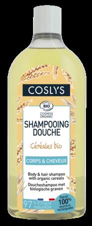 Shampooing douche céréales bio, Coslys, Flacon 250ml, 5€34, coslys.fr