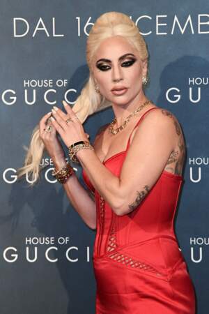 L’une des actrices principales, Lady Gaga, était évidemment présente pour l'événement.