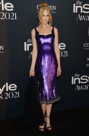 Nicole Kidman était également au photocall de la soirée "InStyle Awards 2021" à Los Angeles, le 15 novembre 2021.