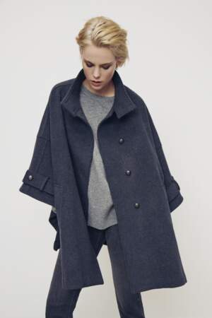 Manteau en laine mélangé, IKKS, 325€