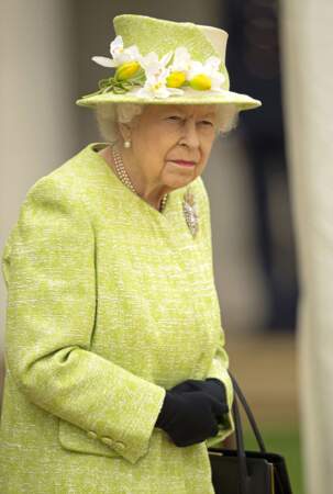 La reine Elisabeth II pour marquer le centenaire de la Royal Australian Air Force le 31 mars 2021.