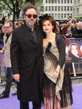 Tim Burton et Helena Bonham Carter en mai 2012 à Londres