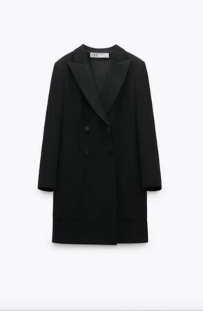 Robe veste à revers, Zara, 79,95€